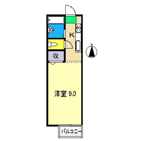 新木駅 徒歩13分 1階の物件間取画像